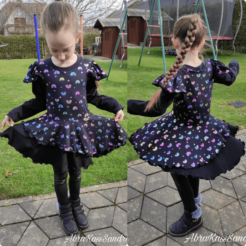 Schnittmuster Kleid AppleJuicy Gr. 80 bis 152 - Sewando