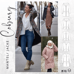 Schnittmuster Mantel/Jacke COBURG Gr. 34-52 : - Sewando