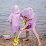 Badeponcho / Poncho Jonte – Gr. 98–140 Schnittmuster für Kinder mit Kapuze & Bauchtasche, Gr. 98–140