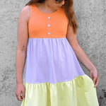 Schnittmuster Trägershirt und Kleid Mini Kathrin Gr. 86 - 164 - Sewando