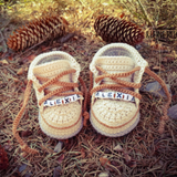 SPARPAKET für die 2 Häkelanleitungen: KLEINE und GROßE Babyschuhe ,,Treterlie"