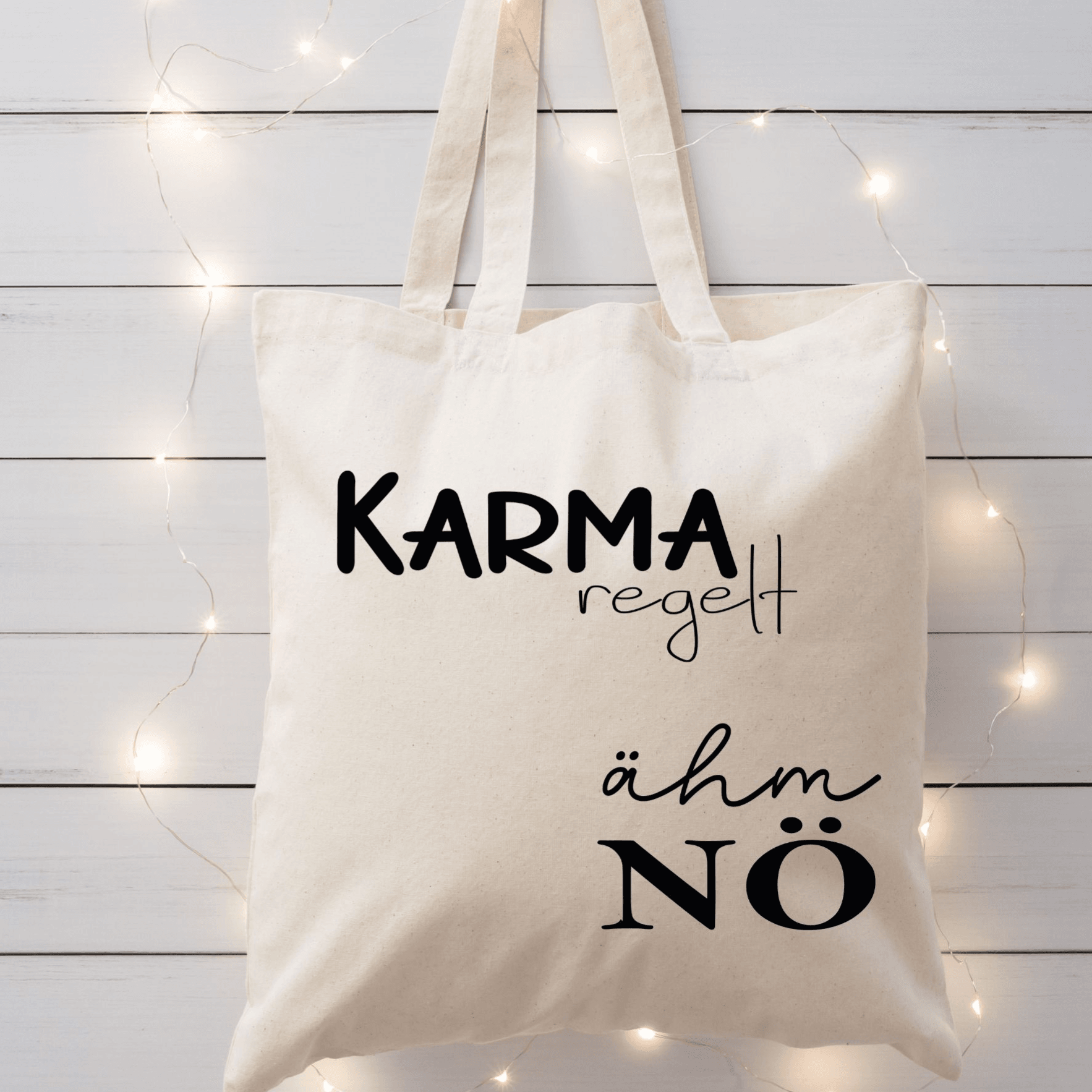 Plotterdatei Set – Freche Sprüche „Karma regelt / ähm Nö“ - Sewando
