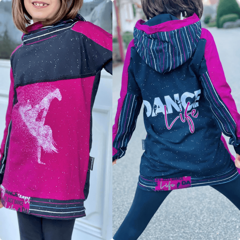 Schnittmuster Hoodie Alexis Gr. 80 bis 152 - Sewando