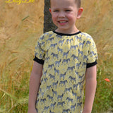 Schnittmuster timtom No.37 Sommershirt und -kleid mit "vorne-wie-hinten-Ausschnitt" Gr. 80-140