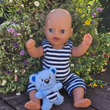 Stickdatei Puppenkleidung für Baby Puppe ca. 36 cm Set 2571 - Sewando