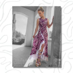 ADORABLE MARCELLINA - ROBE MAXI FÉMININE 32-46 - Sewando