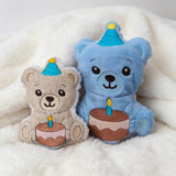 Stickdatei Teddy Bruno mit Kuchen / Geburtstag Set 2697