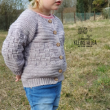 SPARPAKET für die 2 Häkelanleitungen: GROßE und KLEINE Kinder/Babyjacke ,,Cuute foGGy vest"