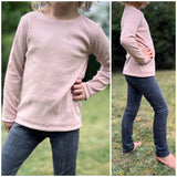 Schnittmuster Bea Rippshirt Gr. 74 bis 164 - Sewando