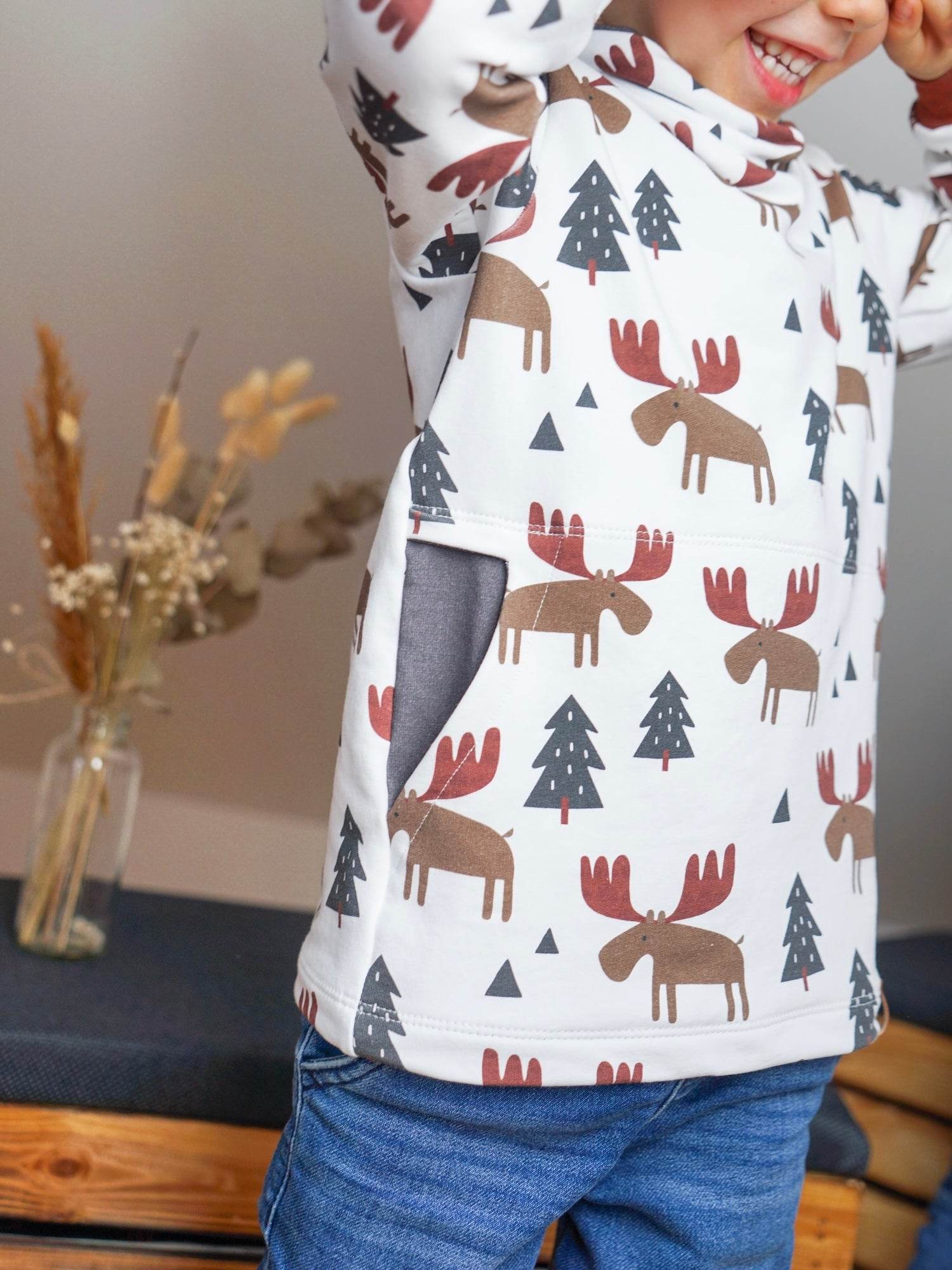 Schnittmuster Hoodie Winter-Tadeo Gr. 74-140 - Sewando