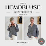 E-Book und Schnittmuster | Hemdbluse S-XL - Sewando