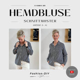 E-Book und Schnittmuster | Hemdbluse S-XL - Sewando