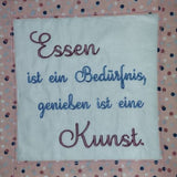 Stickdatei Sprüche Küche Set 710