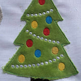 Stickdatei Doodle Löwe Weihnachten Weihnachtsbaum Set 737 - Sewando