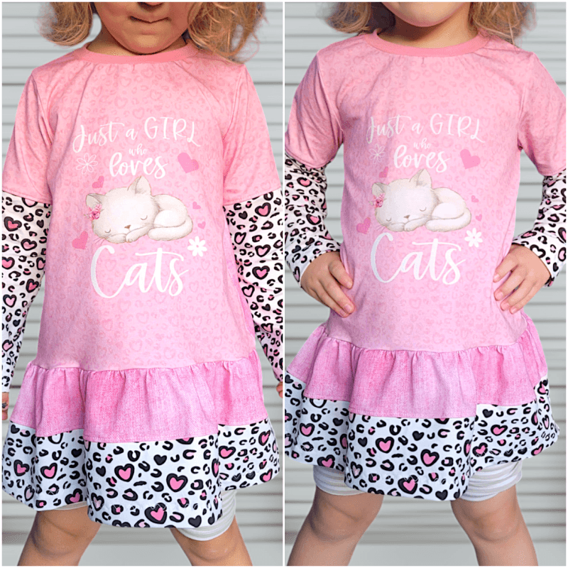 Schnittmuster Kleid Buttercup Gr. 80 bis 152 - Sewando