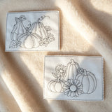 Stickdatei Herbst Mug Rug Lineare Art  / Outline Set 26138