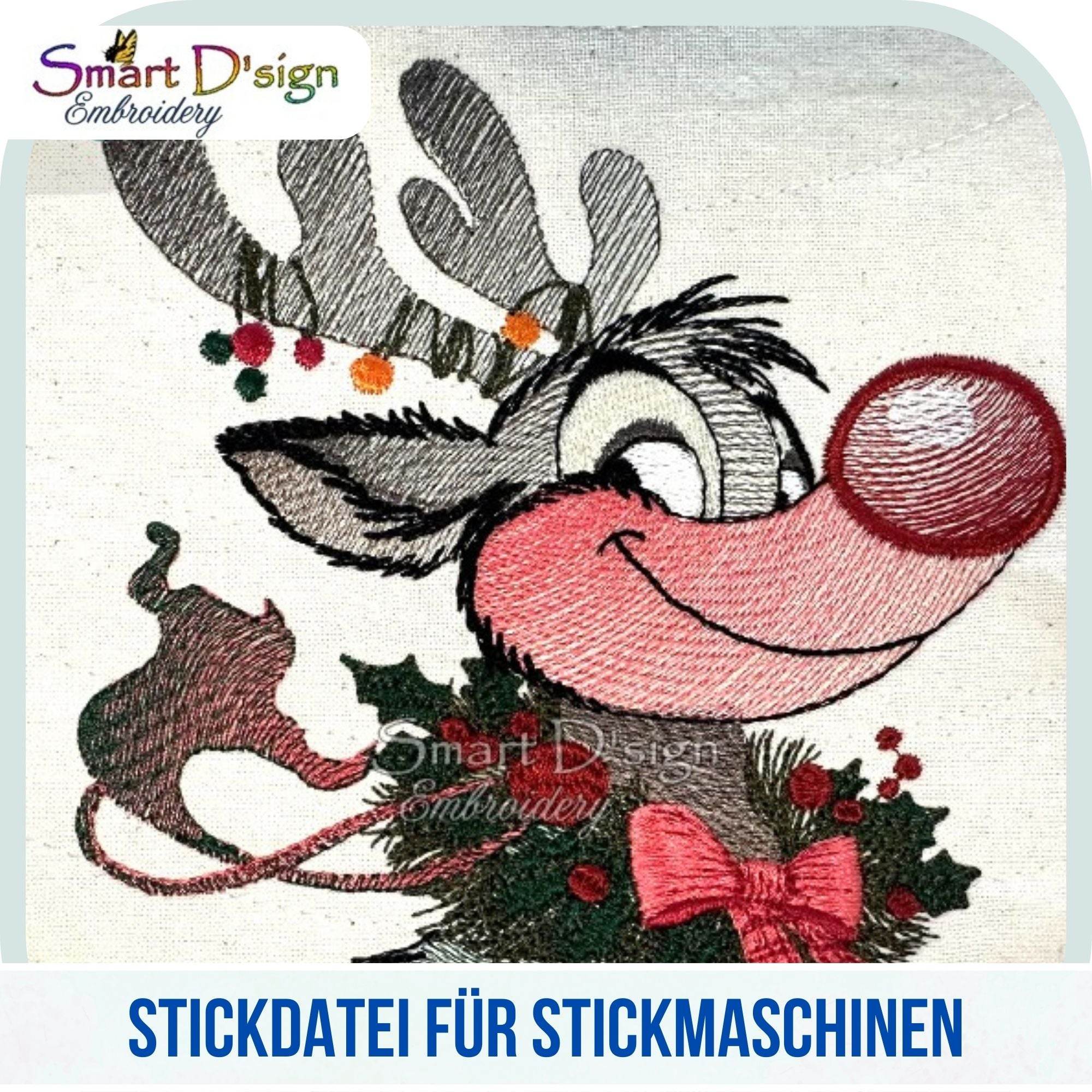 STICKDATEI - FREUNDLICHER DANCER RENTIER - Sewando