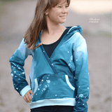 Schnittmuster Mini Hoodie bequem Gr. 104 - 164 - Sewando