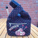 Schnittmuster Projektbeutel satter WollSchlingeL