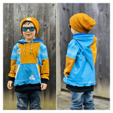 Schnittmuster Pullover Hoodie Bexx Gr. 80 bis 152 - Sewando