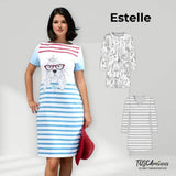 Schnittmuster Damen Kleid Estelle Gr. 34-46 - Sewando