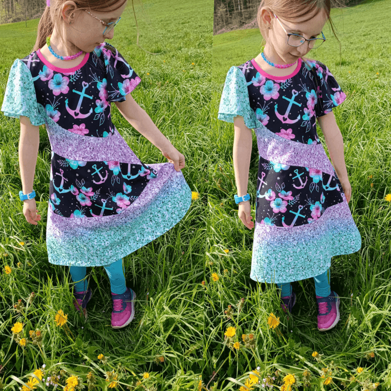 Schnittmuster Kleid Angel Gr. 80 bis 152 - Sewando