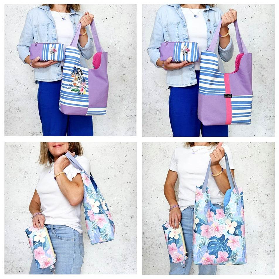 ohNelli Mini & Midi & Big * Taschen - Schnittmuster - Kombi-eBook * Shopper in 3 Größen - Sewando