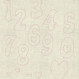 Stickdatei 3D Retro Buchstaben und Zahlen mit Herz ca. 5cm Set 967 - Sewando