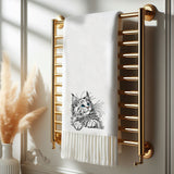 Stickdatei Maine Coon Katze "Kiss" - realistisch - FÜR HELLE FARBEN