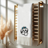 Stickdatei Shih Tzu "Laila" - realistisch - FÜR HELLE STOFFE