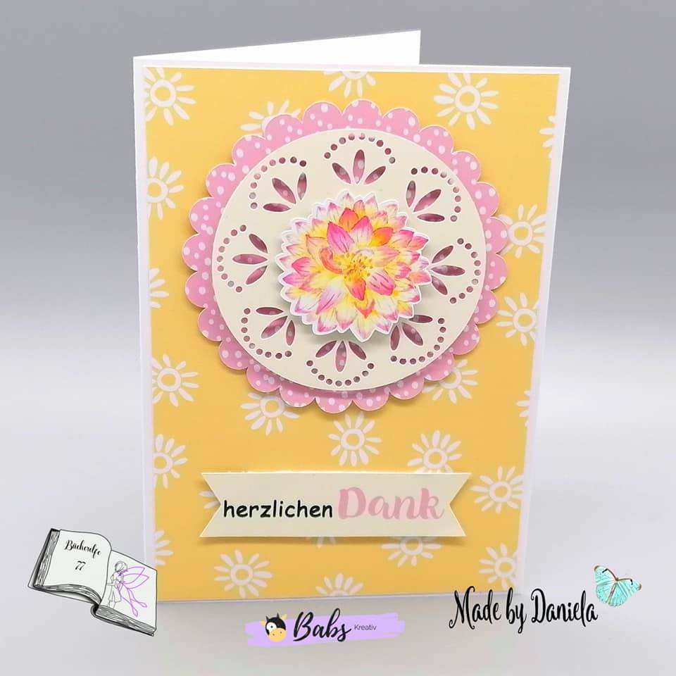 Digiset Dahlie Plotten, Sublimation, Drucken - Sewando