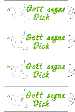 Stickdatei DANKE Verpackung mit Spruch - Sewando