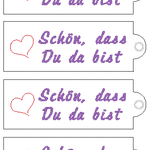 Stickdatei DANKE Verpackung mit Spruch - Sewando