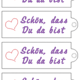 Stickdatei DANKE Verpackung mit Spruch - Sewando
