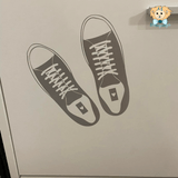 Plotterdatei  Laserdatei Digistamp "Beste Schuhe" [Digital] Sneaker