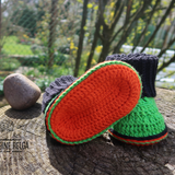 Häkelanleitung für Baby/Kinderboots ,,Schlurpsi"
