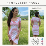 Schnittmuster Kleid mit Herzausschnitt Conny fGr. 32-48 - Sewando