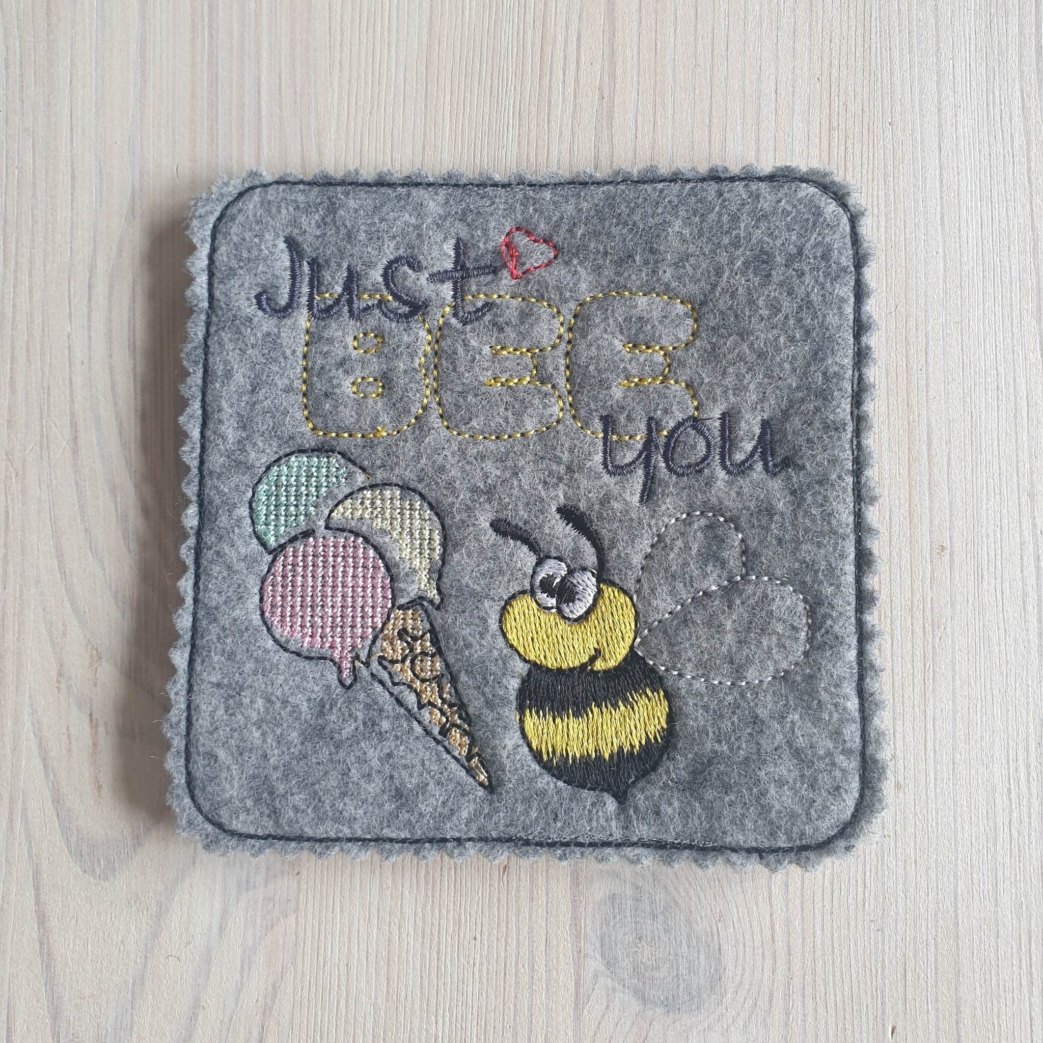 Stickdatei - Set Untersetzer BEE - Sewando