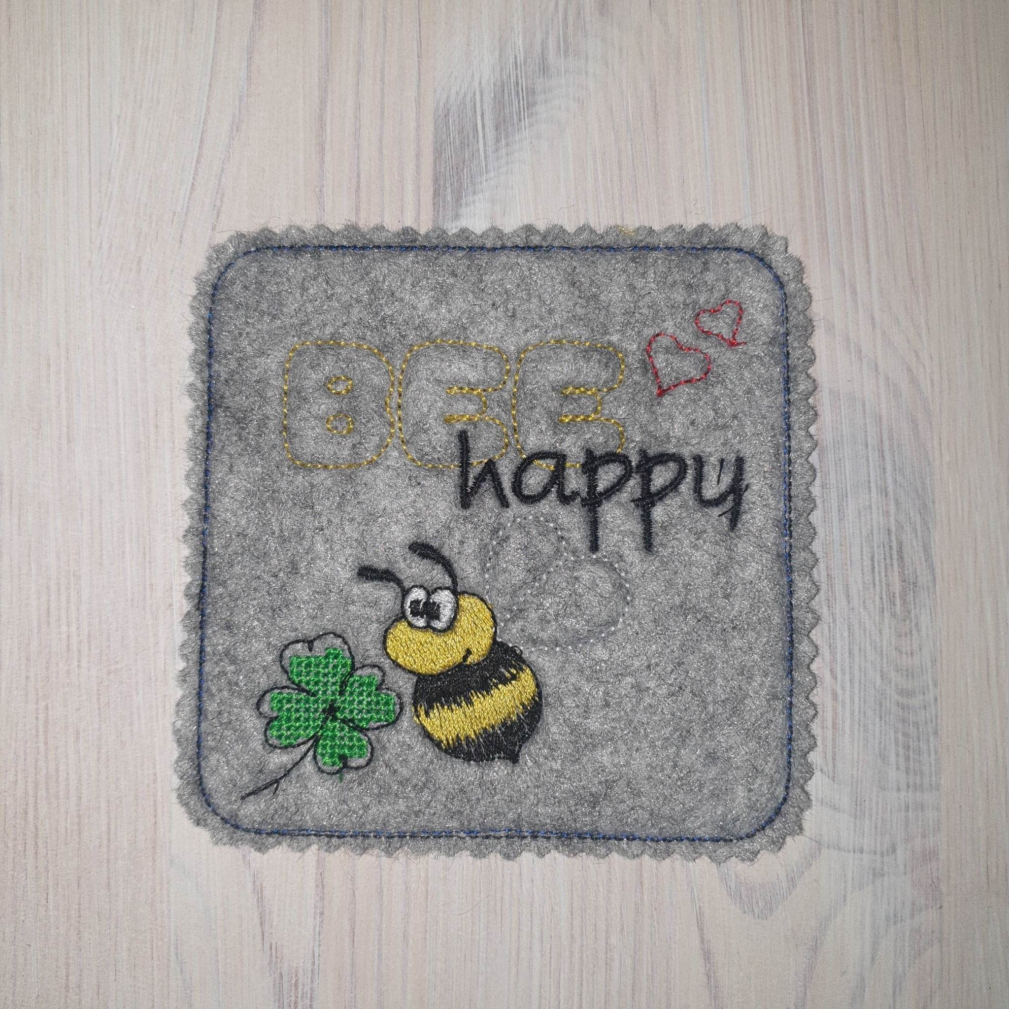 Stickdatei - Set Untersetzer BEE - Sewando