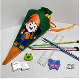 Digistamp Schul Wichtel Lina und Linus Sublimation, Plotterdatei, Digipaper ! - Sewando