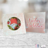 Digistamp Erdbeer Wichtel Hugo Sublimation, Plotterdatei, Digipaper ! - Sewando