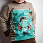 Sweatie Sweatpullover mit coolen Teilungen und Taschen - C: Familien-Sparpaket für 69cm-140cm Körpergröße - Sewando