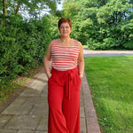 BUNDLE Schnittmuster Top LENOLA Gr. 34-54 + Hose ERICE Gr. 32-56 - Sewando
