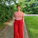 BUNDLE Schnittmuster Top LENOLA Gr. 34-54 + Hose ERICE Gr. 32-56 - Sewando