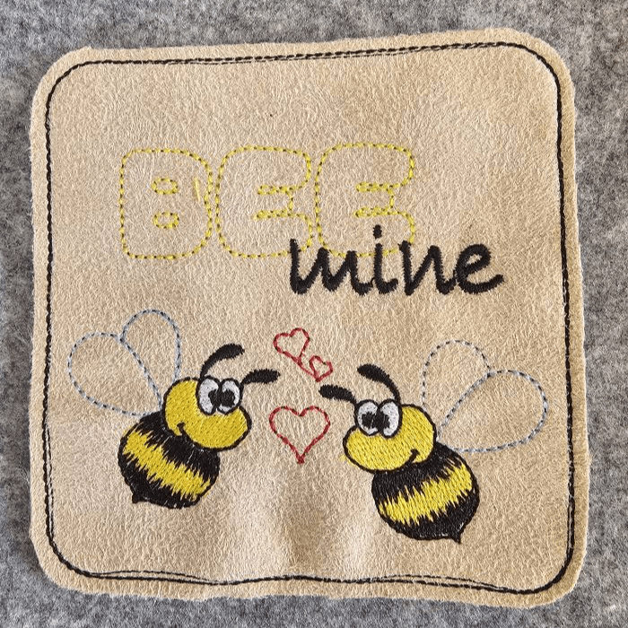 Stickdatei - Set Untersetzer BEE - Sewando