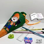 Digistamp Schul Wichtel Lina und Linus Sublimation, Plotterdatei, Digipaper ! - Sewando