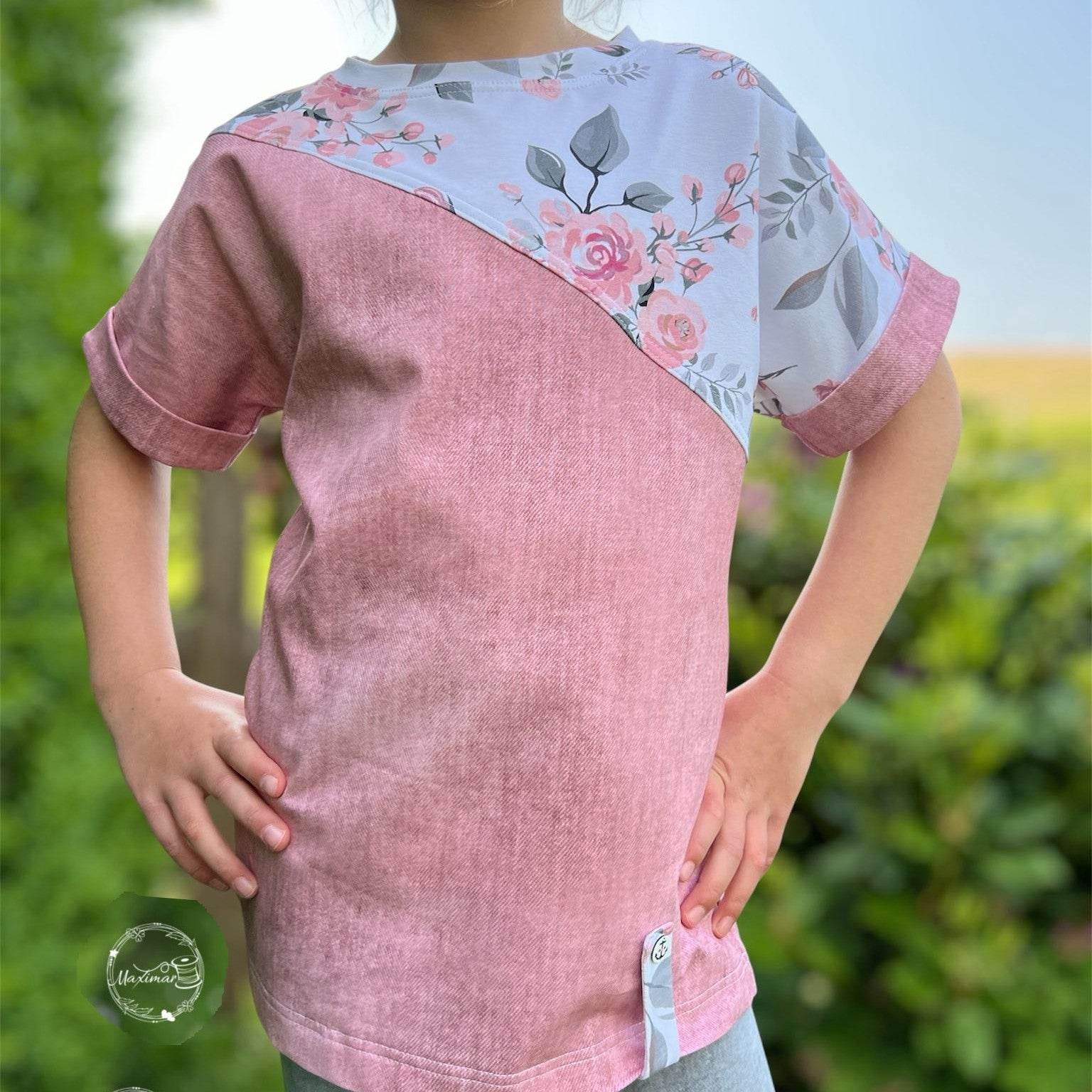 Kombipaket Schnittmuster Main PiniShirt Gr. 80-164 + 2 Plotterdateien Kawai Muscheln & Hallo Sommer - Sewando