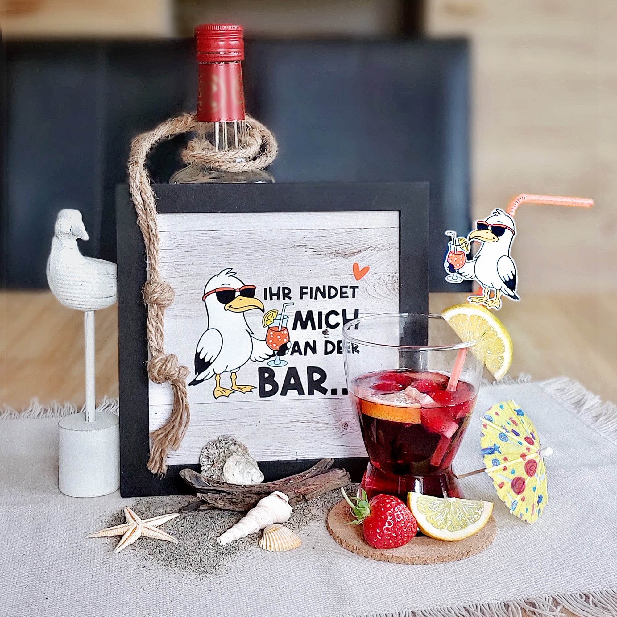 Plotterdatei Cocktailmöwe - Sewando