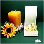 Plotterdatei Sonnenblumen Wichtel Gerda Sublimation, Digistamp, Digipaper ! - Sewando