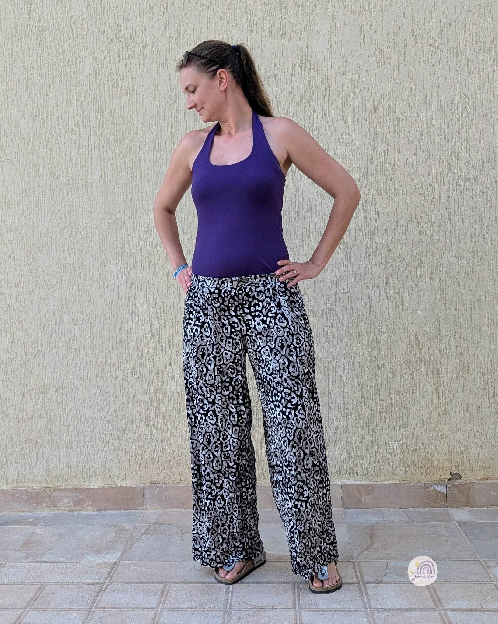 Schnittmuster Damen Hose ERICE Gr. 32-56 Culotte, Shorts - Sewando